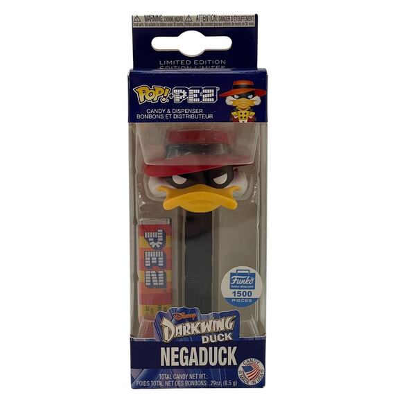 PEZ Disney Darkwing Duck Negaduck Candy Dispenser Funko Shop Exclusive LE 1500 - Picture 2 of 9